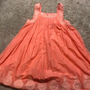 A pink kids dress